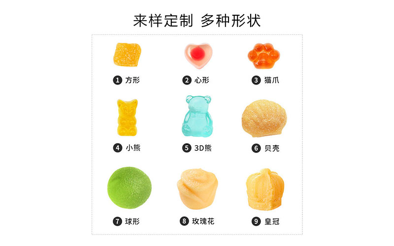 軟糖OEM代加工，營養(yǎng)更美味